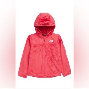 The North face Kids jacket Kids' Oso Fleece Zip Hoodie in Red size 4T